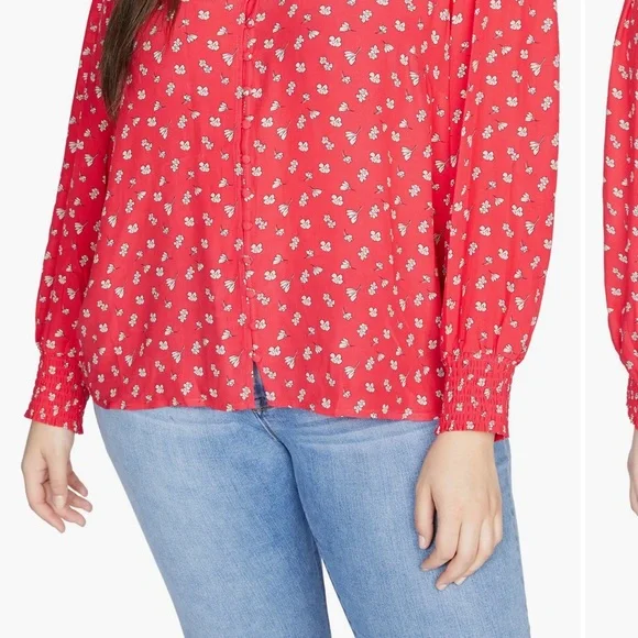 Sanctuary Harmony Balloon Sleeve Floral Top - Picture 14 of 14